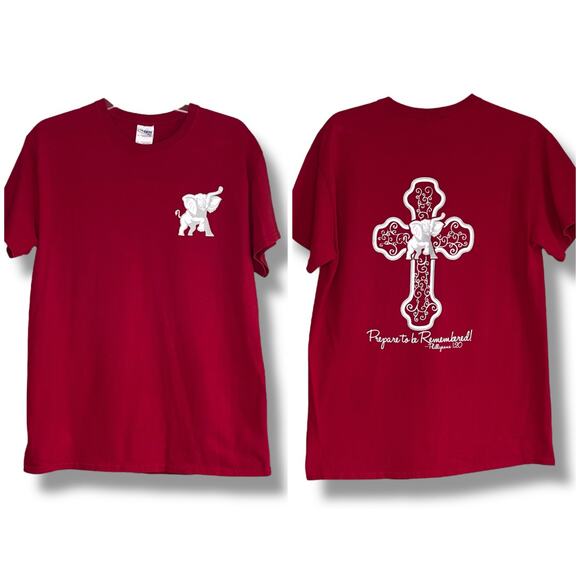 Gildan Ultra Cotton Alabama Crimson Tide mascot elephant T-shirt - Picture 1 of 8